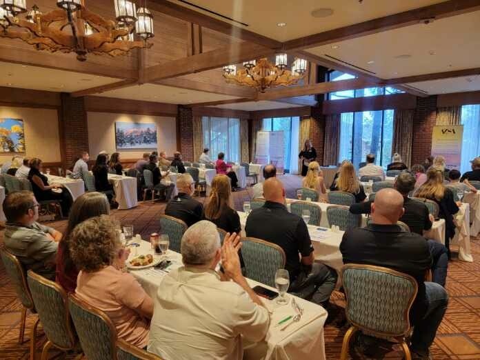 Carol Mixon Presenting Flagstaff Workshop 2022