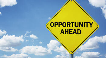 Opportunity Ahead Sign Opportunity Ahead Sign